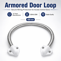 Protector de Cable para Cerradura Inteligente, de Metal Resistente, Impermeable, Diseño Anti-Corte, Longitud Ajustable