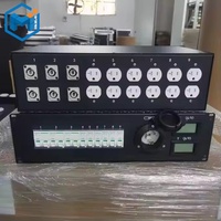 Boîtier d'alimentation Powercon 30A 50amp 3RU à montage en rack 110V 220V Out