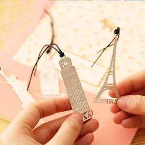 Marque-page vintage en métal avec pompon, cadeau mignon pour enfants - Product Image 6