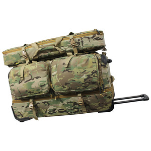 Bolsa de Lona Táctica con Ruedas OEM, Ligera y Duradera, Material 600D, Color/Logotipo Personalizado, Bolsa de Equipaje para Exteriores, Múltiples Compartimentos - Product Image 5