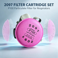Filtre à coton de type baïonnette 2097 le mieux noté, filtre de remplacement anti-particules pour masques demi-visage et intégraux, poussière de soudage et de meulage
