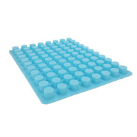 Moule à glaçons et smoothies en silicone DIY, forme colonne cylindrique 3D, classique, populaire, 88 cavités brillantes, pour usine, prix abordable