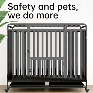 Große Metall Zwinger Hunde käfige Haus zwei Türen quadratische Kiste Rohr Eisen und Kunststoffs chale Paletten kasten Verpackung - Product Image 3