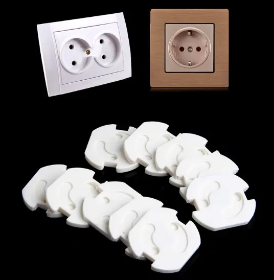 EU French Style Power Socket Electrical Outlet Baby Home Safety Socket Covers Child Proof Plug Socket Protectors Guard