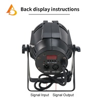 Nouvelle Lampe de Scène 60W Mini LED Par 2-en-1 IP33 Lumière Blanche Froide COB Blinder