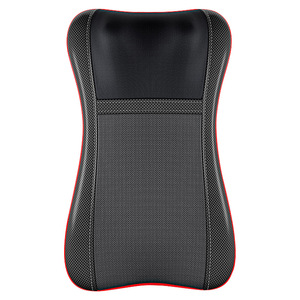 Massage Cushion Neck Shoulder Back Waist Kneading <b>Heating</b> <b>USB</b> Rechargeable PU Leather Rectangular Trapezoid Mechanical Massage - Product Image 5