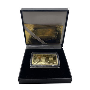 1 2 5 10 20 50100USファインメタルアイアンゴールドコインゴールドカラーメッキクラッドコイン - Product Image 6