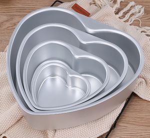 Best-Selling 4/6/8/<strong>10</strong> <strong>Inch</strong> Non-Stick Aluminum Baking Pan Aluminium Heart Shape Removable Bottom <strong>Cake</strong> <strong>Tin</strong> for Baking - Product Image 2
