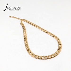 Collar de cadena de eslabones unisex chapado en oro de 18 quilates personalizado estilo hip-hop joyería personalizada ecológica para hombres y mujeres - Product Image 5