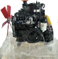 Moteur d'origine 4BTA3.9-C125 pour engins de construction, assemblage de moteur diesel Cummins