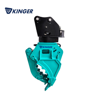 <span class=keywords><strong>Godet</strong></span> à pince hydraulique KINGER pour excavatrice, matériau Q355 robuste, rotation à 360°, accessoire pour excavatrices - Product Image 3