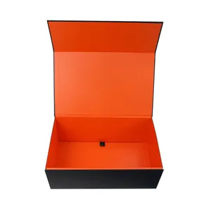 Hochwertiger Druck Benutzer definierte starre Pappe Harte Geschenk box Magnet box mit Magnet verschluss deckel Falt schachtel