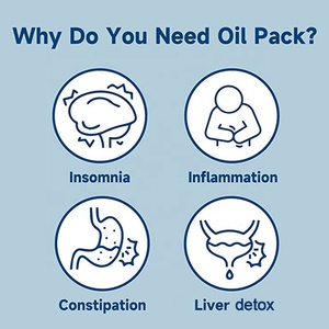 4 Gói Tái Sử Dụng Hữu Cơ Dầu Thầu Dầu Gói Kit Cho Eo Và Cổ Bọc Với Có Thể Điều Chỉnh Dây Đeo Túi Gan Detox Aid Ngủ constipati - Product Image 6