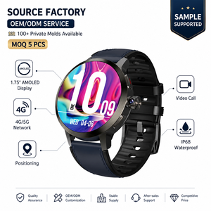 Reloj Inteligente DM82 4G 5G Versión Global <span class=keywords><strong>Sistema</strong></span> Android Pantalla AMOLED de 1.75 Pulgadas Asistente de Voz con IA Videollamada Resistente al Agua IP68 OEM - Product Image 1