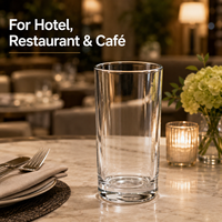 Fabrieksdirecte prijs drinkglazen luxe rechte glazen beker bulk 12oz 16oz voor bruiloft cadeau hotel restaurant café levering