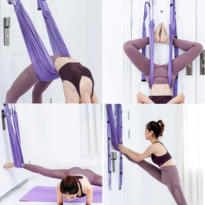 Flessibilità trazione multifunzione barella Strap Assist Training vita Back Stretch Band Yoga swing Yoga amaca con porta Anch - Product Image 6
