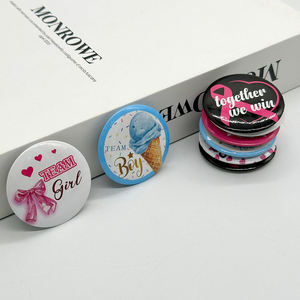 Badges amovibles personnalisés, accessoires vestimentaires tendance, badges en métal durable, artisanat exquis, matériau en étain décoratif - Product Image 5