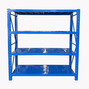 Estante de almacenamiento ajustable de 4 capas de 500KG para servicio medio, protección contra la corrosión, estantes de almacenamiento - Product Image 2