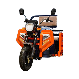 1000W+ 60V+ Tricycle Adults <b>2</b> <b>Passengers</b> Open Body Long-Range (70-90km) 30-50km/h Heavy-Duty Payload - Product Image 2
