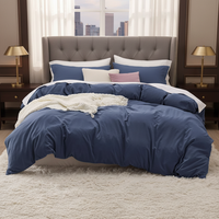 Ensemble housse de couette et taies d'oreiller moelleux, décoration de luxe pour la maison, literie 100% polyester, écologique, toutes saisons, taille personnalisée disponible