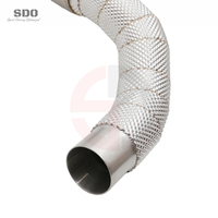 Pipa Knalpot Downpipe High Flow Catted SD untuk BMW M550i XDrive G30/G31 4.4T 2017-2023 Knalpot Performa dengan 100/200/300 Cell