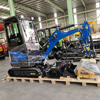 Mini-excavatrice compacte Yuanxing très vendue, 1 tonne, 2 tonnes, 3,5 tonnes, moteur Kubota, petite excavatrice pour ferme
