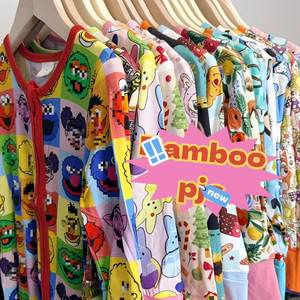 رومبر أطفال من الخيزران بسحاب ثنائي الاتجاه، بودي سوت أطفال مخصص عالي الجودة من الخيزران، من المصنع - Product Image 1