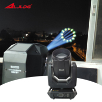 Meilleure vente DMX512 lumières de scène à tête mobile 380 faisceau de lumière blanche puissant corps en verre d'aluminium IP20 pour les hôtels
