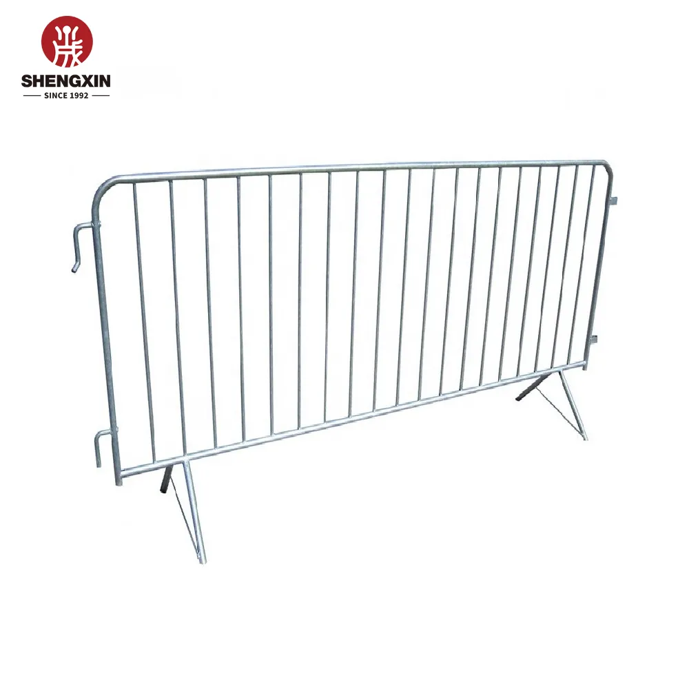 Barricadas personalizadas de metal para controle de multidão/barricadas portáteis/cerca temporária