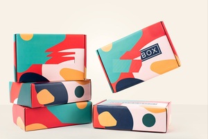 Carton ondulé en papier kraft brun avec logo personnalisé Emballage d'expédition Boîte postale personnalisée pour emballage - Product Image 3