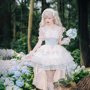 Lolita JSK Dog Robe courte de style ballet Design original 'Dance of Time' Robe de princesse pour Halloween - Product Image 4