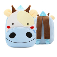 Sac à dos en peluche 3D mignon pour enfants, motif animaux de la ferme, haute qualité, confortable, amusant, mini sacs d'école respirants avec lettrage pour garçons et filles