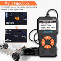 OEM Factory TX201 OBD2 herramienta de escaneo ELM327 OBD2 Check Engine Light Code OBD Scanner herramientas de diagnóstico de función completa para todos los coches