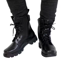 Chaussures de travail personnalisées pour hommes et femmes, imperméables, en caoutchouc et en maille, à lacets, mode, randonnée en plein air, bottes tactiques