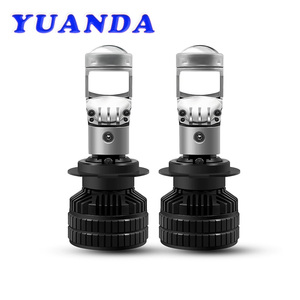 หลอดไฟหน้าโปรเจคเตอร์ LED อลูมิเนียมอัลลอยด์กันน้ำ IP68 รุ่นใหม่ 12V 6000K 50W แสงสีฟ้า H4/<span class=keywords><strong>H7</strong></span>/H11/9005/9006 สำหรับ - Product Image 1