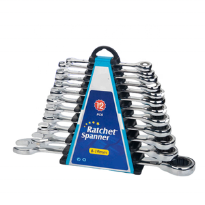 Chrome-vanadium Steel Auto Repair Tool <b>Set</b> 72-tooth Plastic Frame <b>Set</b> Fixed Head <b>Ratchet</b> Wrench <b>Set</b> - Product Image 1