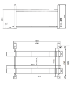 LIGE DS-FS40 4柱式油圧カーリフト 耐荷重4000kg - Product Image 2