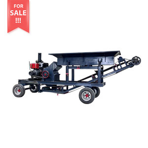 Concasseur à marteaux mobile portable à moteur diesel mini, contrôlé par PLC, pour le broyage du charbon, du verre, du minerai d'or, des roches et des pierres, marque MH - Product Image 6