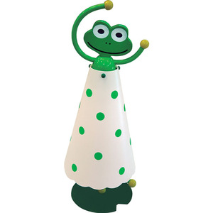 SAPO 1xE14 Lámpara De Mesa Sobremesa Al.41xD.16cm Verde/Blanco - Product Image 1