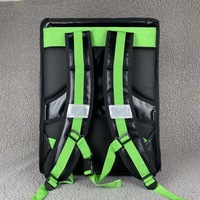 Double Shoulder Waterproof Insulated Foldable Instant Cooling Food Delivery Bag Vinyl Material Portable Backpack Style