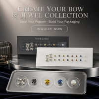 Kit d'acupression magnétique en cristal et or 24 carats pour points d'acupression colorés, certifié CE, marque privée OEM/ODM