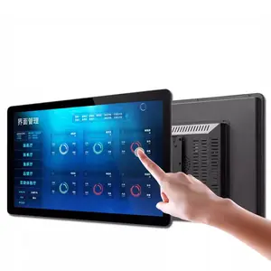 18.5 Inch Ten Point Capacitor Industrial Grade Rectangular Positive Mode Touch Screen Wall Mounted Embedded