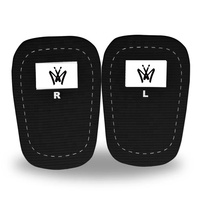 Mini protège-tibias vierges en plaque thermoplastique pour sublimation, à découpe facile et conception personnalisée, pour support de mollet de football à pressage à chaud