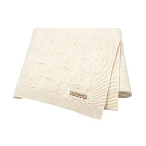 mimixiong Wholesale Baby Blanket Knitted Gauge Newborn Soft Stroller Swaddle Wrap Bedding Cover Decken Werfen