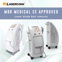 Usine titane 808nm Laser Diode Machine Portable 50 millions de coups dispositif d'épilation Laser blanc pour l'épilation