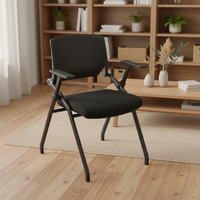 Chaise de bureau pliable empilable en plastique, pour salon, bureau à domicile, moderne, hauteur réglable, facile à nettoyer, durable, personnalisable