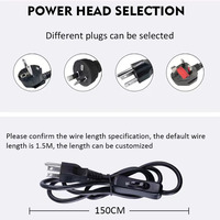 Lumière murale noire à LED d'usine OEM, 27W, 110V, 230V, interrupteur à prise, éclairage de scène UV, fête, club, disco, peinture corporelle, lumière noire à LED