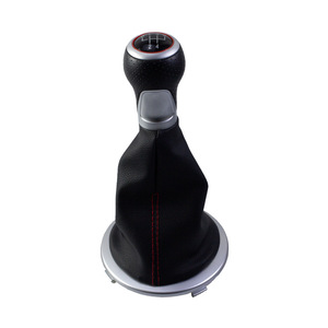 Car Gear <b>Knob</b> Leather 5 Speed Ergonomic <b>Shift</b> <b>Knob</b> For Golf GOL - Product Image 2