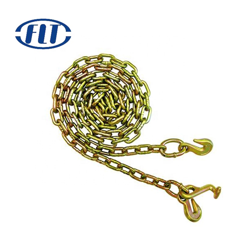 Кованая Высококачественная буксировочная цепь с кластерным крючком рамы R T J