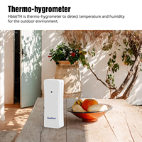 Station météo numérique intérieure WiFi avec écran LCD, système d'irrigation électronique personnalisable par goutte-à-goutte, système de minuterie d'arrosage
